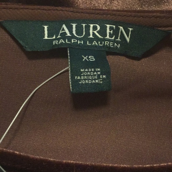 Lauren Ralph Lauren Velvet Tunic Top - Picture 5 of 8